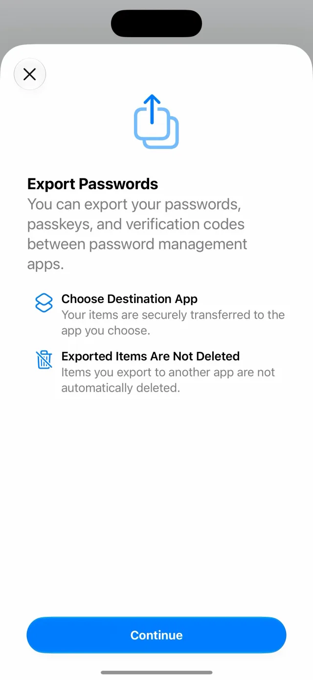 Passwords, passkeys and verification codes are all eligible.